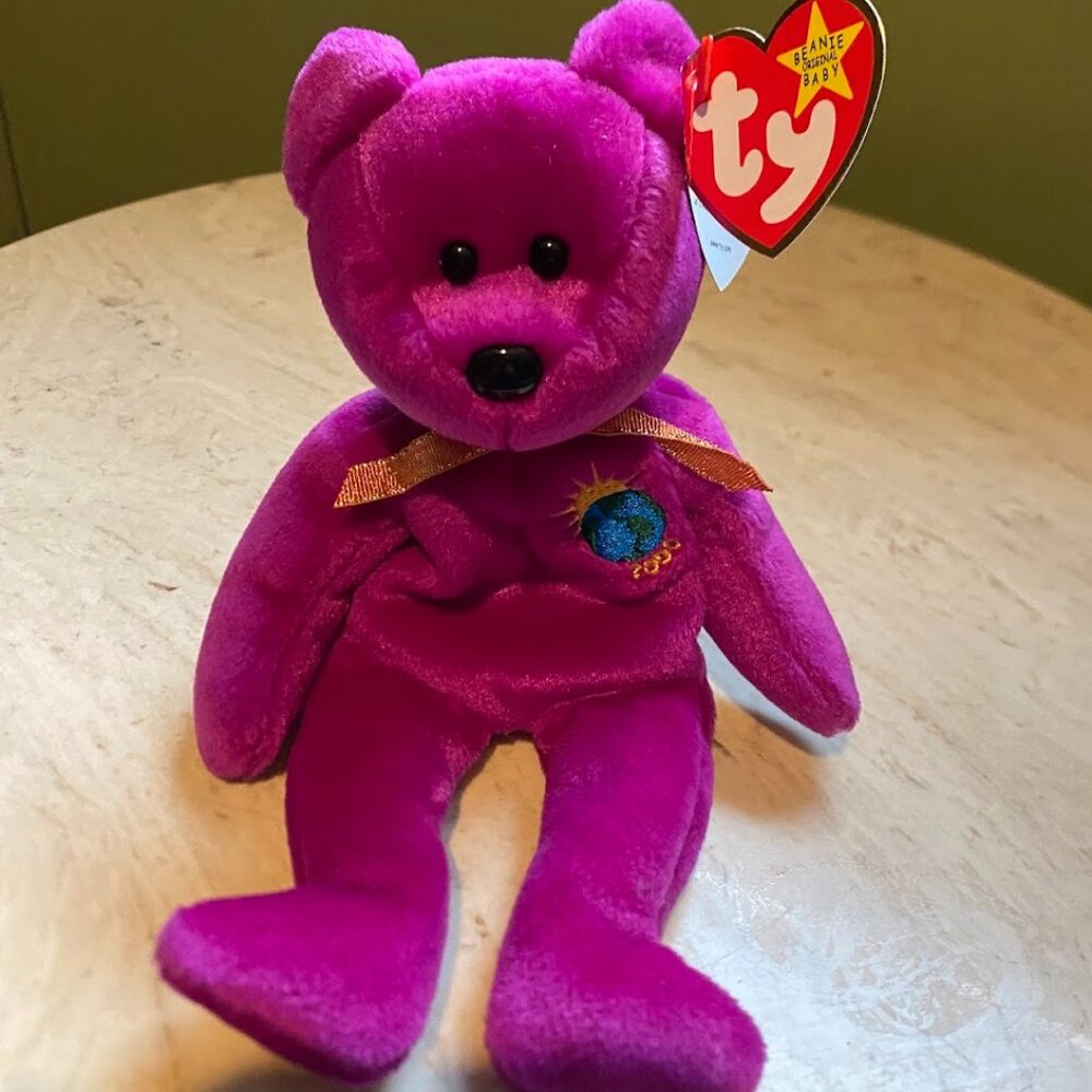 Millennium Ty Beanie Baby Bear: Errors of 1999, rare collectible